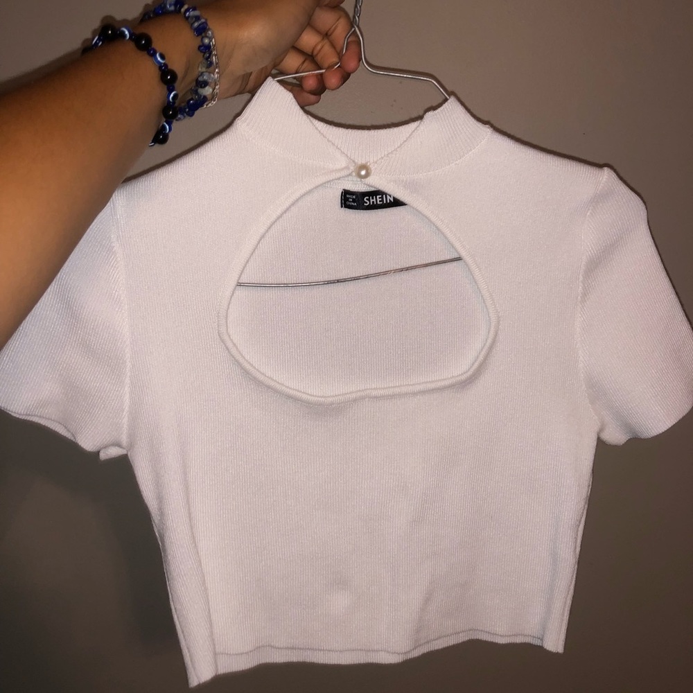 White Crop Top